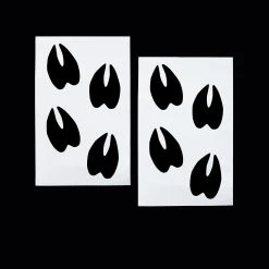 Deals ⭐ Premier Set Of 2 Rudolph Hooves 🎁 Christmas Snow Spray Stencil 🧨