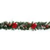 New 🤩 Premier 1.8m Luxury Red Gold Silver 🎅 Christmas Garland 🔔 -Konstsmide Shop DF175193