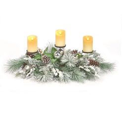 Deals ???? Premier 80cm Luxury Frozen Cone Candle ???? Christmas Centrepiece ????