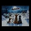 Best Pirce ???? Snowtime 40cm ???? Christmas ???? Dogs Fibre Optic Lit Wall Canvas ???? 2 Best Pirce ???? Snowtime 40cm ???? Christmas ???? Dogs Fibre Optic Lit Wall Canvas ???? -Konstsmide Shop FB01083
