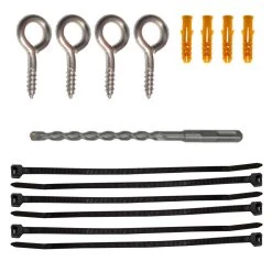 Hot Sale ✔️ Festive 5.3m Giant 🔔 Christmas Door Garland Kit With 100 LED Battery Lights 😀 -Konstsmide Shop FixingKit