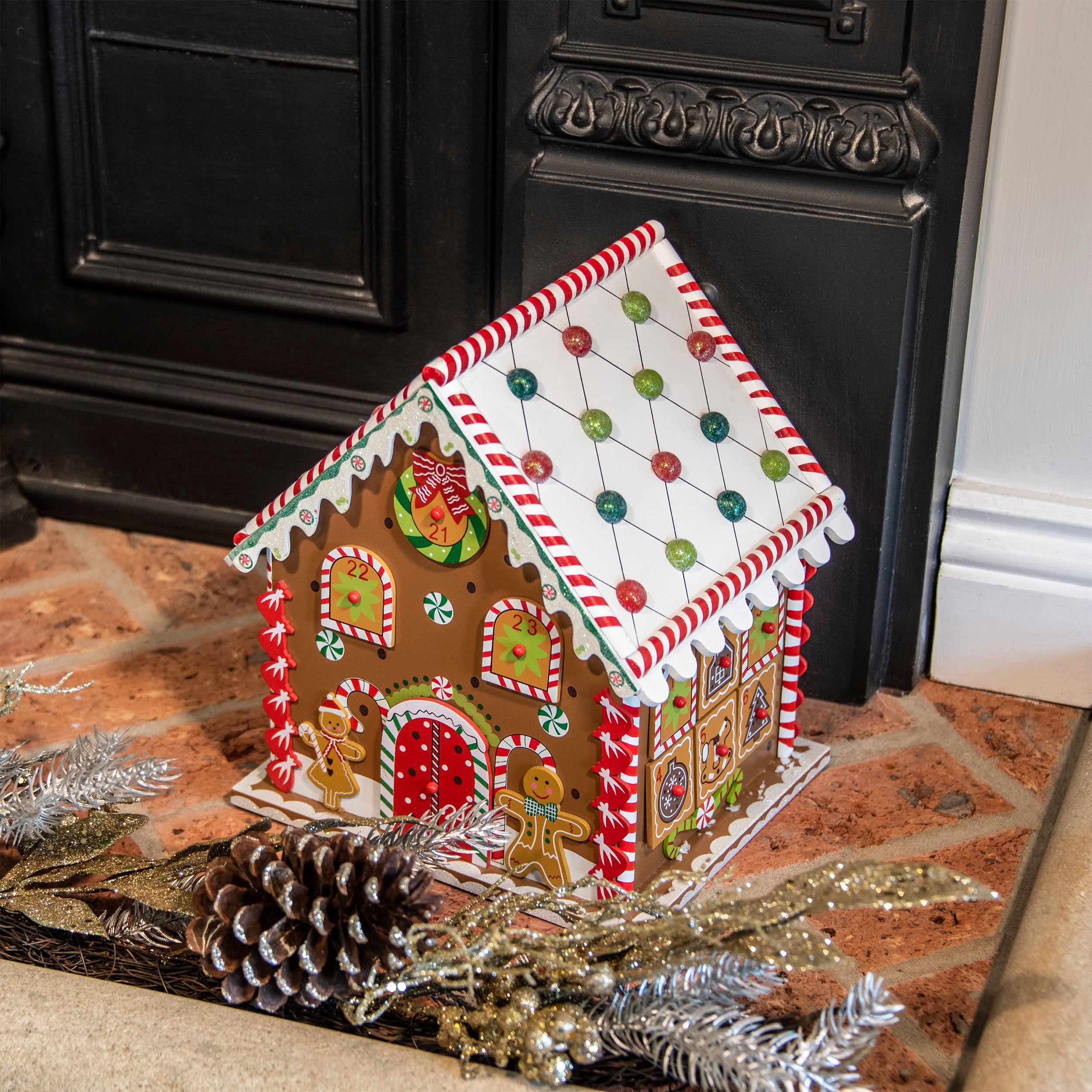 Gingerbread House Christmas Advent Calendar Promo ???? Kaemingk Gingerbread House ❄ Christmas Advent Calendar ✨ -Konstsmide Shop GTLAdvent105888