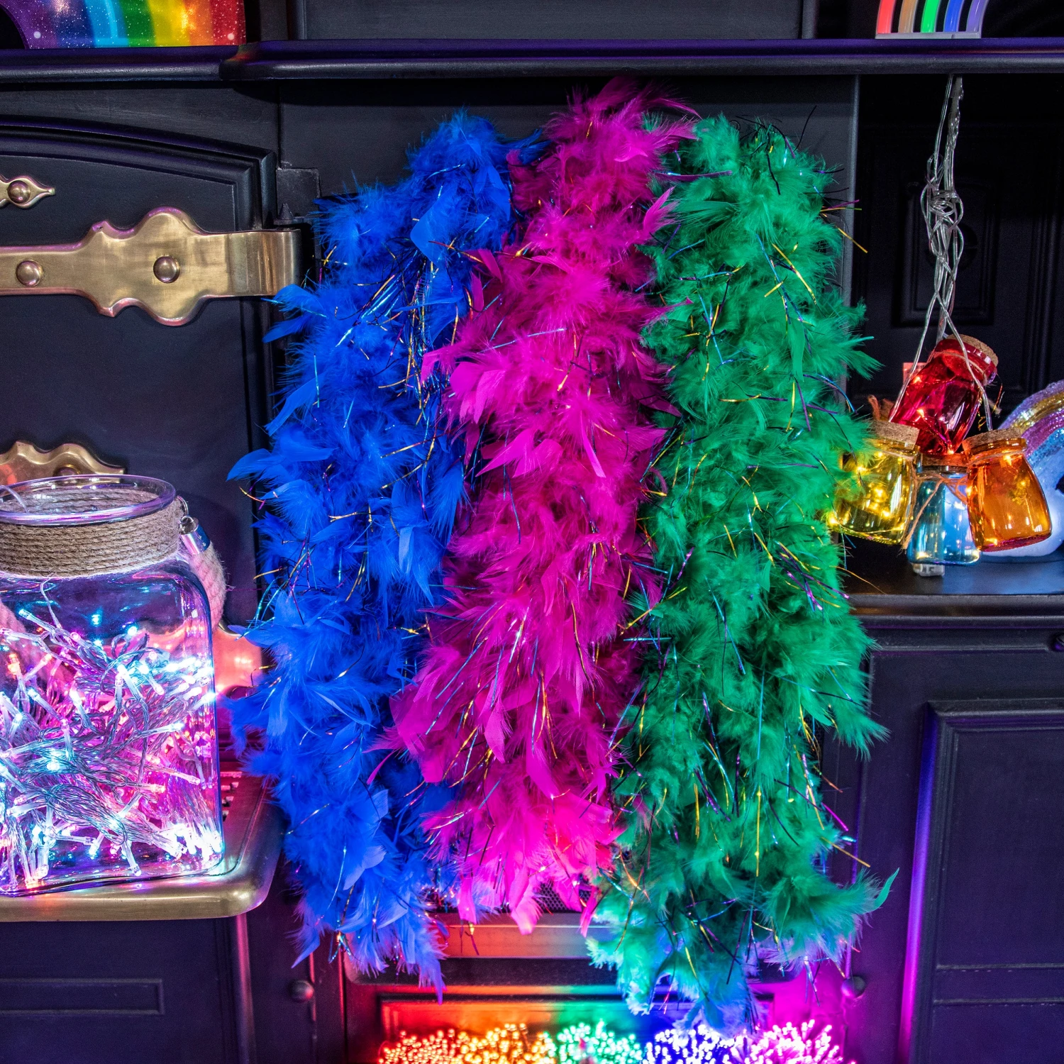 Hot Sale ๐ฏ Kaemingk Pink Feather Boa Garland With Tinsel ๐ Christmas Tree Decoration ๐งจ 5 Hot Sale ๐ฏ Kaemingk Pink Feather Boa Garland With Tinsel ๐ Christmas Tree Decoration ๐งจ - Image 3