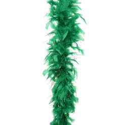 Promo ✔️ Kaemingk Green Feather Boa Garland With Tinsel ???? Christmas Tree Decoration ????