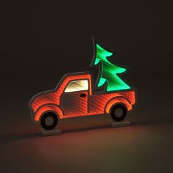 Best deal ???? Snowtime Magical LED Lit Infinity Mirror Truck With ???? Christmas Tree ????