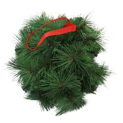 Deals ???? CB Imports 30cm Mix Pine Hanging Ball With Red Ribbon ????