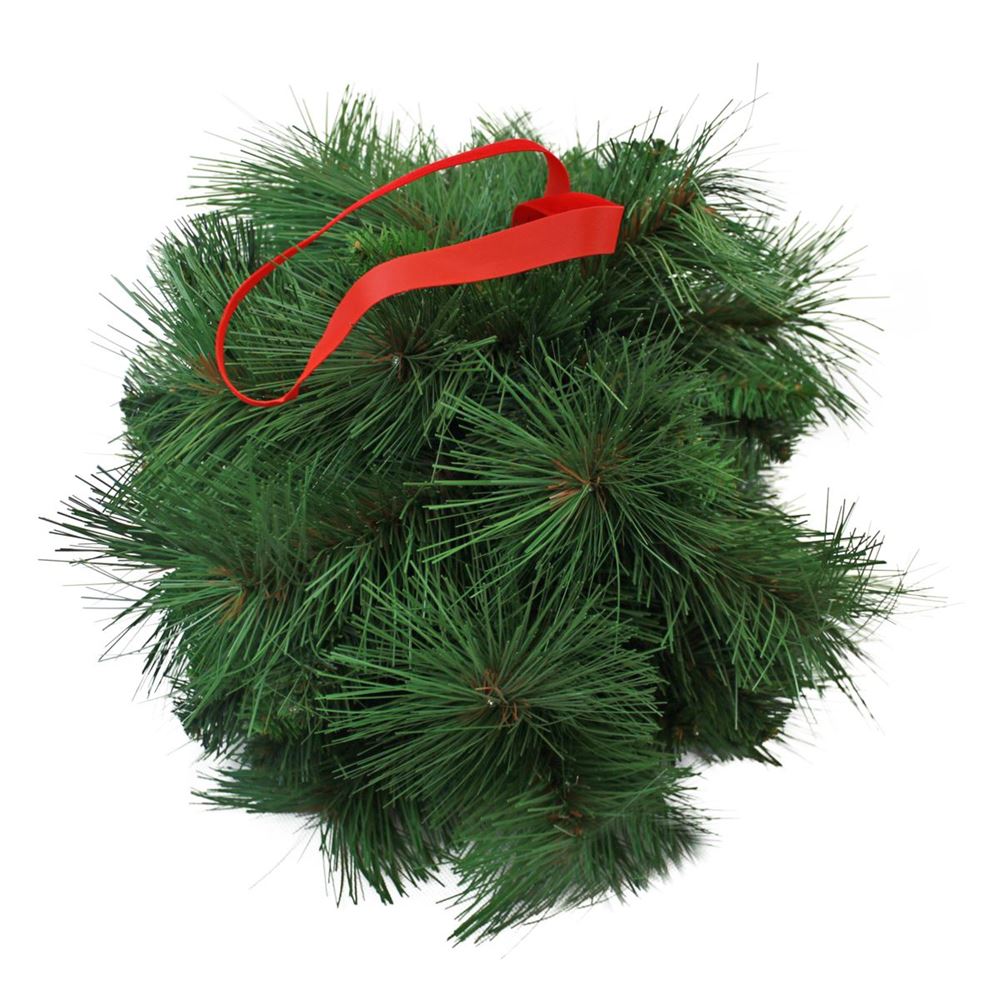 Deals ???? CB Imports 30cm Mix Pine Hanging Ball With Red Ribbon ???? 3 Deals ???? CB Imports 30cm Mix Pine Hanging Ball With Red Ribbon ????