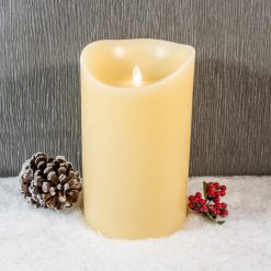 Hot Sale ✔️ Premier 25cm Cream Dancing Flame Magic Candle Battery Powered ????