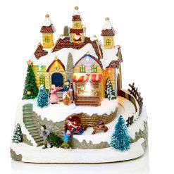 Wholesale ???? Premier Musical Animated Village With ???? Christmas Shop ????