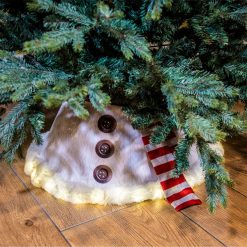 Hot Sale ???? Snowtime Snowman ❄ Christmas Tree ???? Skirt With LED Lights ✔️