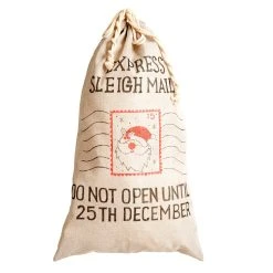 Wholesale 😉 Festive Sleigh Mail Hessian 🎁 Christmas Sack ✨