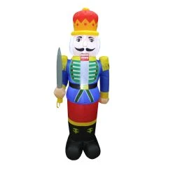 Brand new 😀 Festive 1.8m Inflatable LED Lit ❄ Christmas Nutcracker ⭐