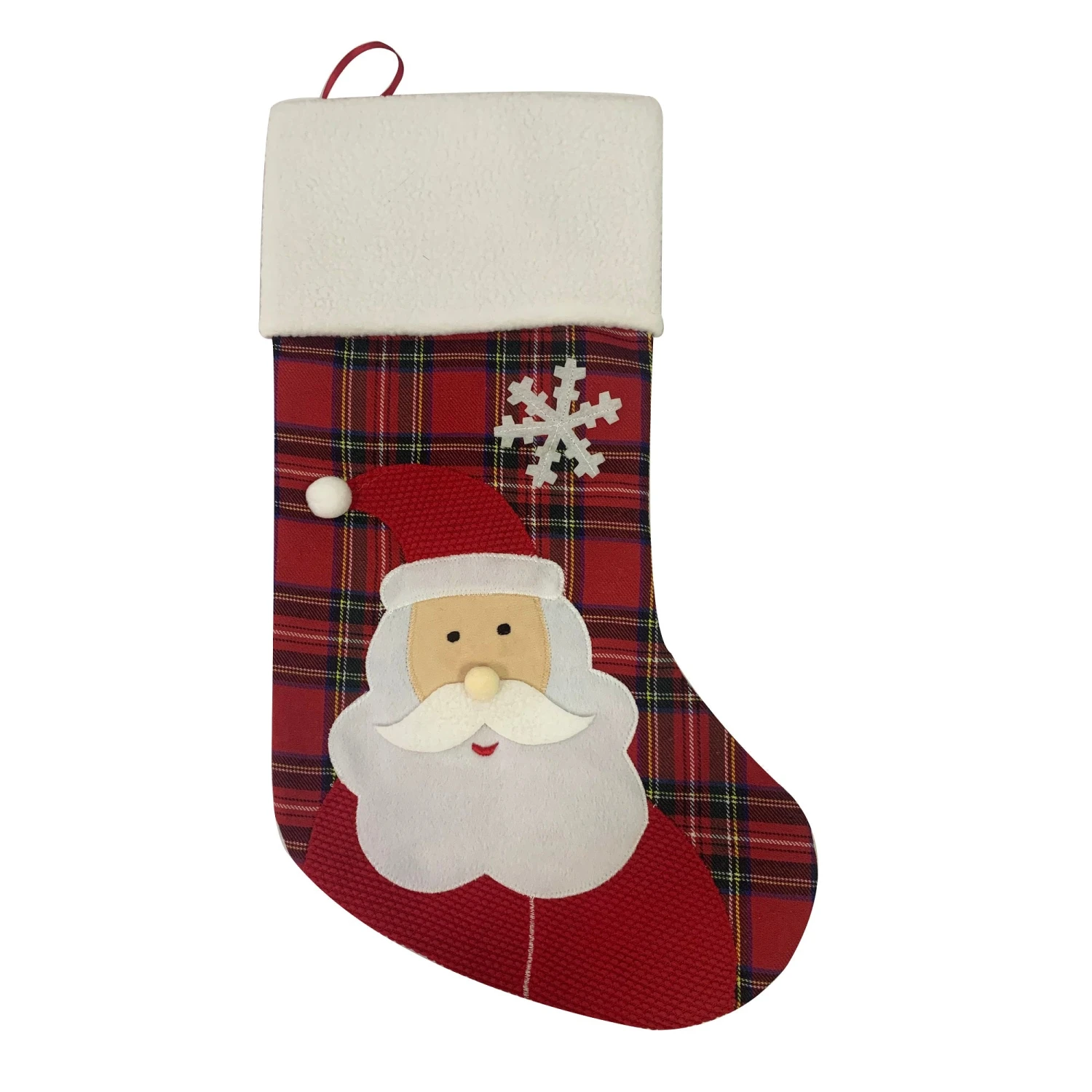 Best deal โจ Festive Santa Luxury โ Christmas Stocking With Plaid Design ๐ 4 Best deal โจ Festive Santa Luxury โ Christmas Stocking With Plaid Design ๐ - Image 2