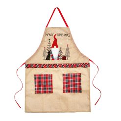 Budget ???? Premier Traditional Hessian Merry ???? Christmas Santa Gonk Apron ????