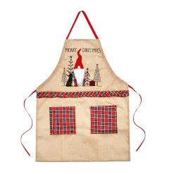 Budget 🎁 Premier Traditional Hessian Merry 🎅 Christmas Santa Gonk Apron 🔥