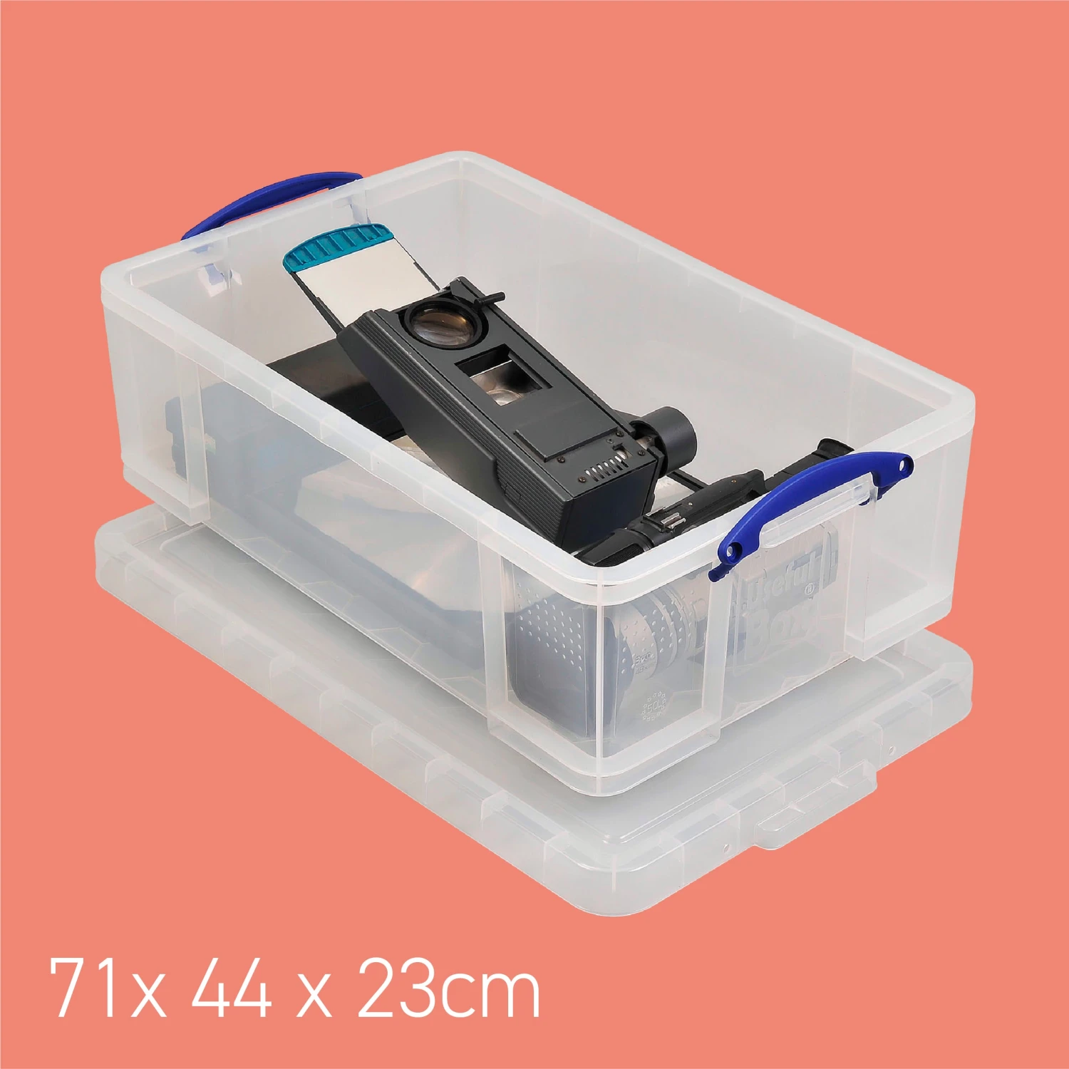 Outlet ๐ฅฐ UK ๐ Christmas World 50 Litre Clear Storage Box With Lid โ๏ธ 3 Outlet ๐ฅฐ UK ๐ Christmas World 50 Litre Clear Storage Box With Lid โ๏ธ - Image 2