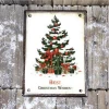 Discount 🔔 Kaemingk Retro Best Wishes 🔔 Christmas Wall Sign 🧨 -Konstsmide Shop bestwishes new1