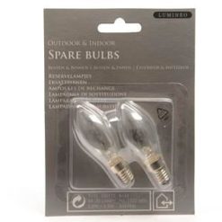 Best deal ???? Pack Of 2 Lumineo Screw In ???? Christmas Candlebridge Bulbs 230 240V 1.5W 490249 ❤️