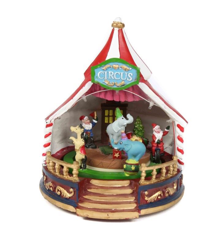 Animated Lit Christmas Circus Display Best Sale ???? Kaemingk Animated Lit ???? Christmas Circus Display ???? -Konstsmide Shop circus