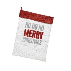 Cheap ❤️ Kaemingk Ho Ho Ho Merry 🔔 Christmas Luxury Sack ✔️