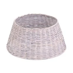 Cheapest ๐ Kaemingk Grey Wash Natural Wicker ๐ Christmas Tree ๐ Skirt Ring ๐