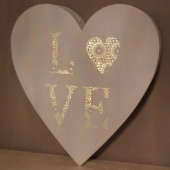 Best reviews of ✨ Gardman Love Heart Pre Lit Parisian Wall Art With Memory Timer ⌛ -Konstsmide Shop love heart 3