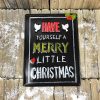 Best Sale ???? Kaemingk Retro Metal 'Have Yourself A Merry Little ???? Christmas' Wall Sign ???? -Konstsmide Shop merrylittle Copy