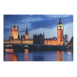 Coupon ???? Kaemingk Westminster At Night London Scene Lit Indoor Wall Canvas ????